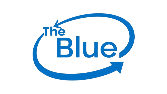 the blue Logo