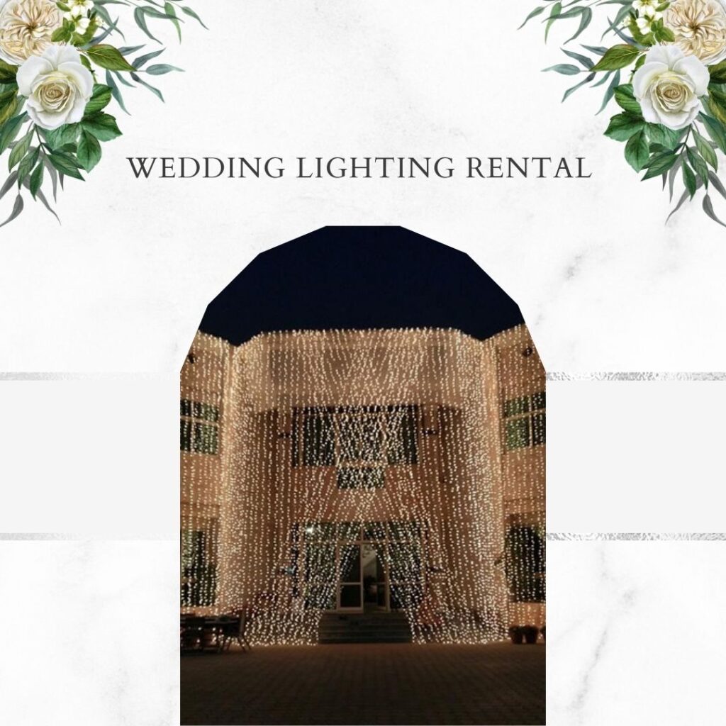 Wedding Lighting Rental ​